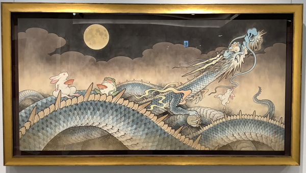 一時的お値下げ日本画 玉井伸弥作 しんしんと