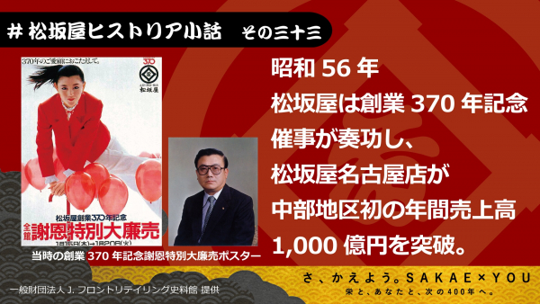 【お得】 その三十三 松坂屋史料室 | 創業370年記念催事で大躍進！ その他