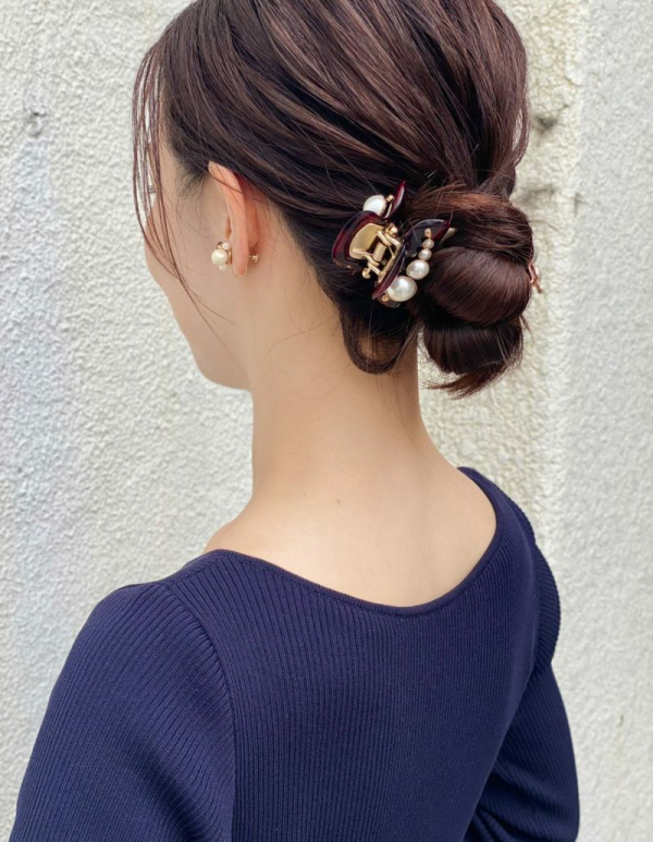 かわいい！ アッカ ヘアクリップ （アレンジし クリスタル ミニサイズ2点 ヘアアクセサリー