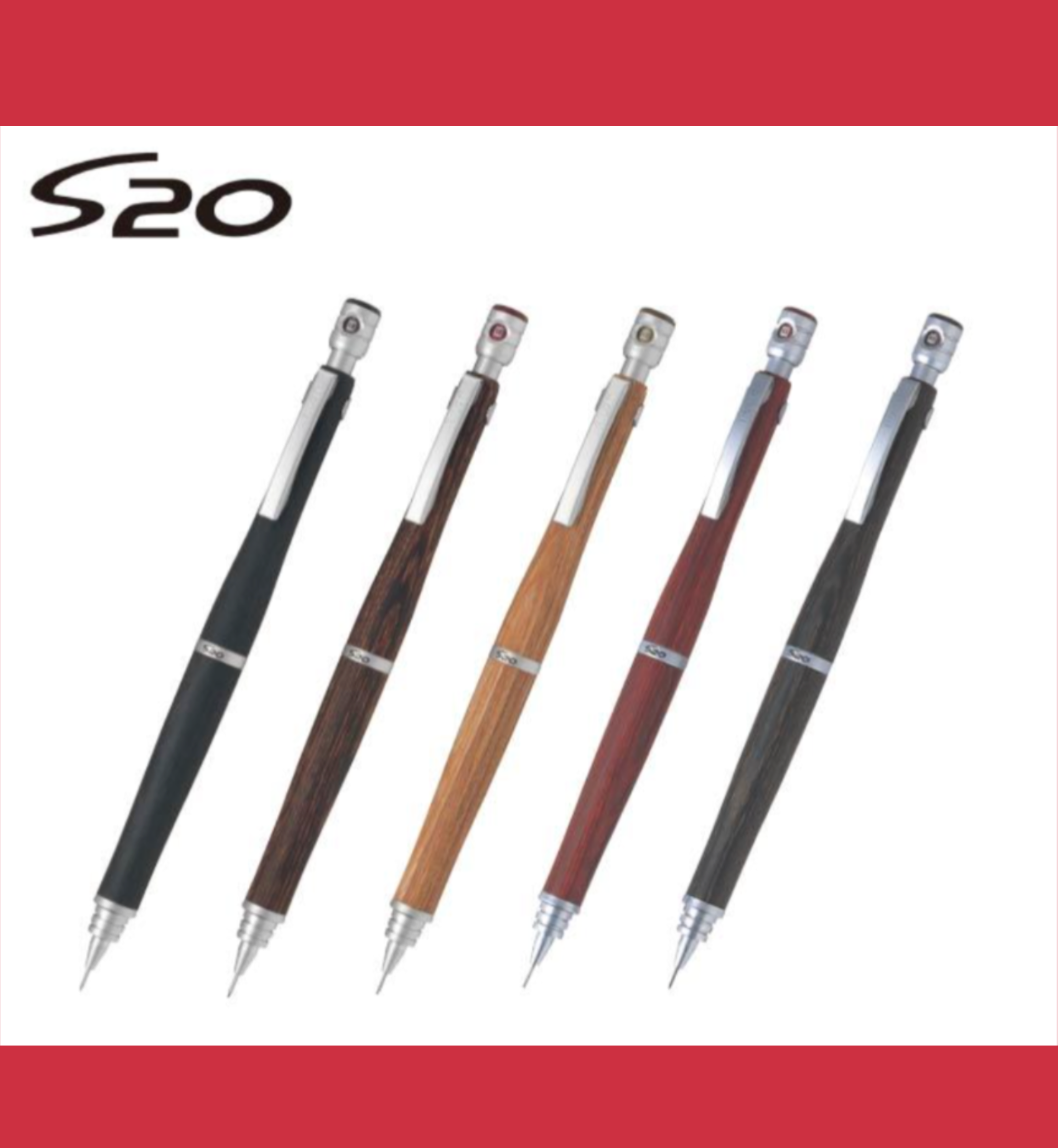S20 パイロット S30 シャープペンシル 0.5mm 4カラー hps-3sk [M